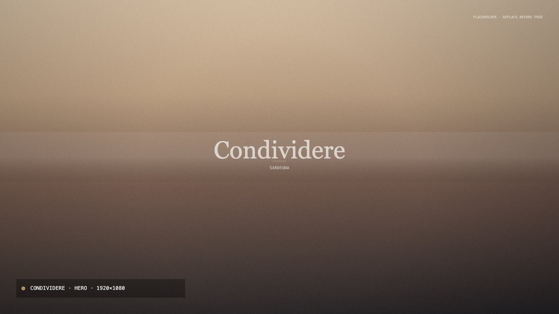 Condividere
